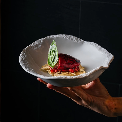 Surprising dessert for an unusual marriage proposal at Dans le Noir ?