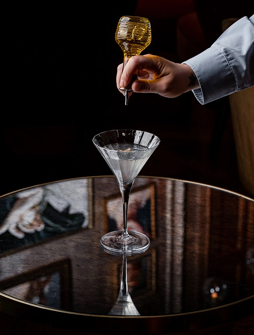 A surprising cocktail served for Father's Day at the Dans le Noir ? restaurant