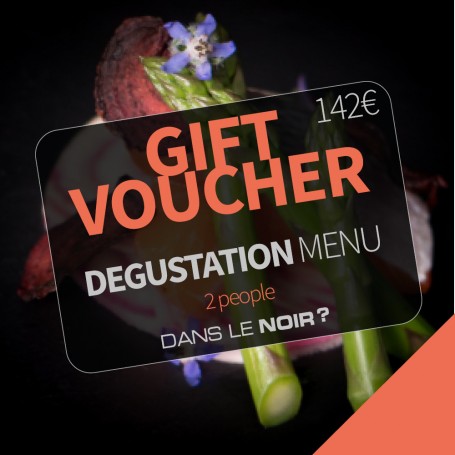 E-Gift voucher - Degustation Menu - Food & Wine DUO