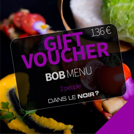 E-Gift voucher - Bob Menu (no alcohol) DUO